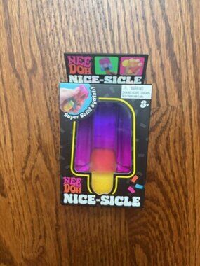NeeDoh Nice-Sicle Squishy Fidget Toy Purple New Sensory Stress Toy